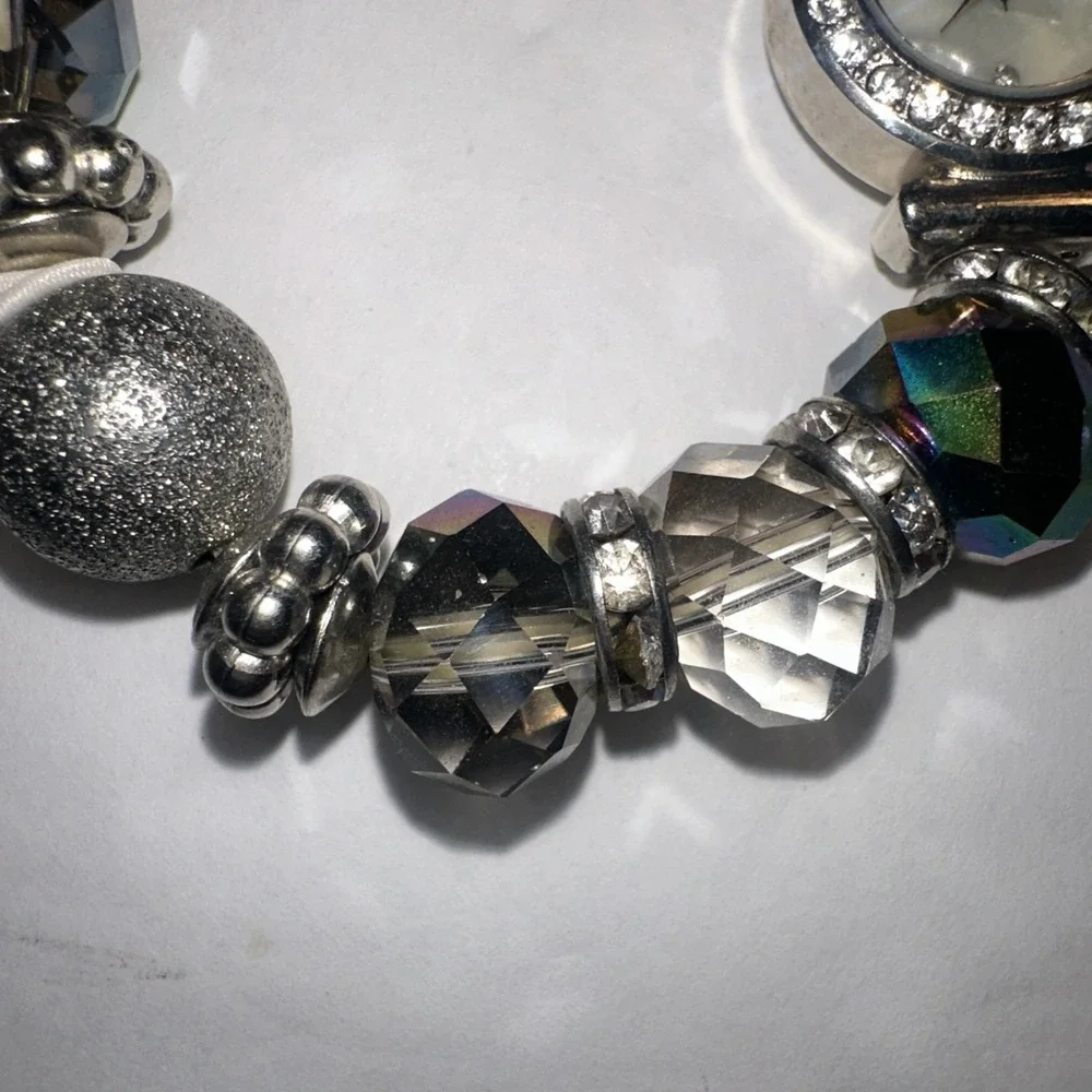 Charming and Charlie Watch Silver and Grey Tones NEW